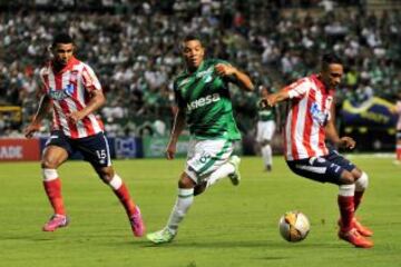 Deportivo Cali llegó al tercer lugar de la tabla de clasificación con 17 puntos. Junior quedó relegado en la decimotercera casilla con 10 unidades.