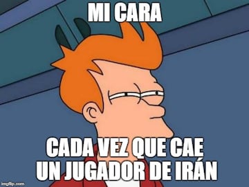 Los memes sufren a la par de España contra Irán