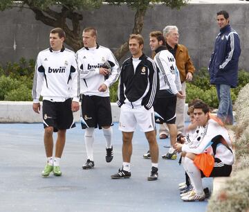 Llegó al Real Madrid de la mano de Ramón Calderón y comenzó como ojeador internacional para el club. En junio de 2008 se pone al frente del Castilla (filial del Real Madrid), pero al final de temporada abandona la entidad madrileña.