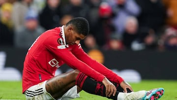 Alarma Rashford: Ten Hag no confirma su presencia en la final de la Carabao