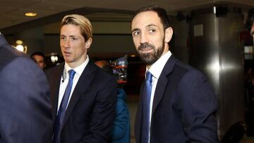 El Atlético antes de viajar a Múnich.