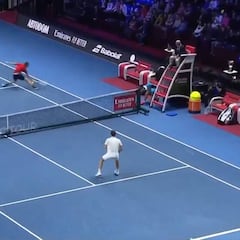 Tras ver esto, la victoria de Nadal sobre Medvedev tiene más mérito: ¡qué jugador!