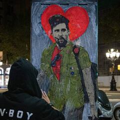 Arrancan el graffiti de Messi emulando al ‘Che’