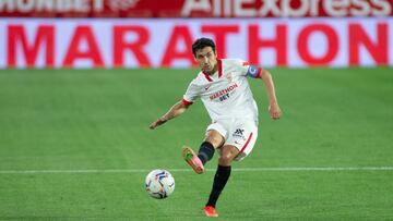 Navas, ante el Atlético.