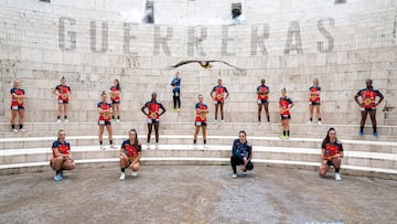 Las jugadoras de la Selección en un posado.