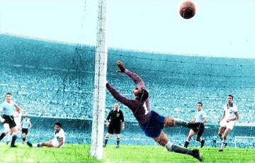 El 'Maracanazo'. Victoria de la selecci¨®n uruguaya en el final de la Copa del Mundo de 1950 frente a Brasil. Contra todo pron¨®stico, Uruguay gan¨® a Brasil por 2-1 en el Estadio Maracan¨¢ de R¨ªo de Janeiro.