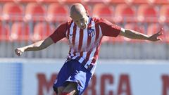 V&iacute;ctor Mollejo con el Atl&eacute;tico. 