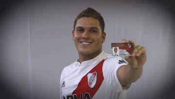 Juan Fernando Quintero es socio de River Plate.