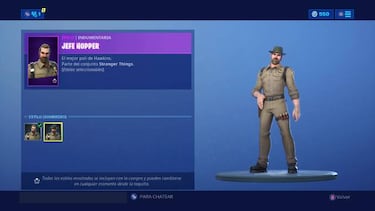 Fortnite: ya disponibles las skins de Demogorgon y Jefe Hopper, de Stranger Things