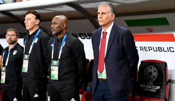 Carlos Queiroz y Oceano da Cruz en Irán