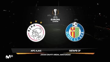 Resumen y goles del Ajax vs. Getafe de la Europa League