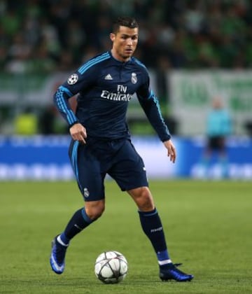 Real Madrid's Portuguese forward Cristiano Ronaldo