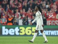 Real Madrid were left a man down late on in the Champions League quarter-final second leg.