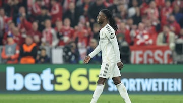 Real Madrid were left a man down late on in the Champions League quarter-final second leg.