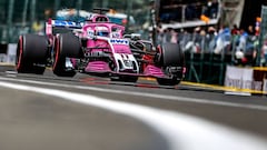 El piloto mexicano de la nueva escuder&iacute;a Racing Point Force India saldr&aacute; en cuarto lugar en el Gran Premio de B&eacute;lgica