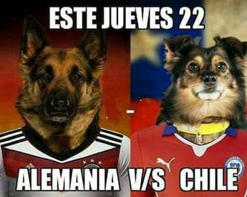 Los memes del empate entre Chile y Alemania