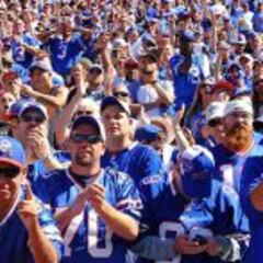 La afición de los Bills está como un cencerro
