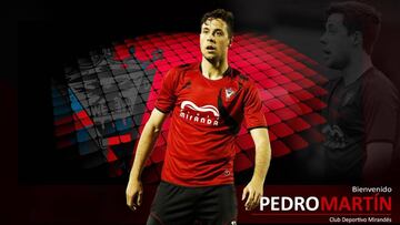 Pedro Mart¨ªn al Mirand¨¦s cedido por el Celta de Vigo