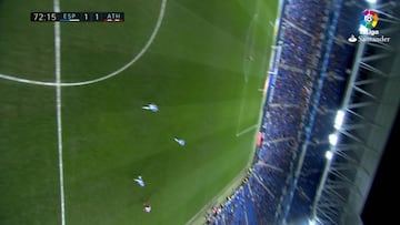 Iago Herrerín hace lo nunca visto: ¡pelotazo a la Spidercam!