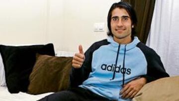 <b>SE RECUPERA EN CASA. </b>Rubén de la Red ya está en su casa. El jugador está contento y espera volver a jugar cuanto antes.