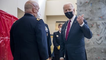 President Joe Biden US President Joe Biden arrives via Marine One at Walter Reed National Military Medical Center in Bethesda, Maryland, USA, 29 January 2021. President Biden is to visit with wounded service members.
Credit: Shawn Thew / Pool via CNP
