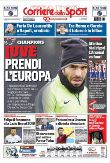 Portadas de la prensa deportiva
