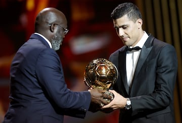 Rodri wins the Ballon d'Or