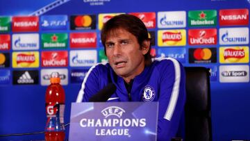 Soccer Football - Chelsea Press Conference - Cobham Training Centre, London, Britain - October 17, 2017 Chelsea manager Antonio Conte during the press conference Action Images via Reuters/John Sibley