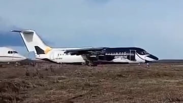 Esto hace una racha de viento de 127 km/h con un avión en Punta Arenas: extremo sur de Chile