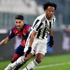 Cuadrado destaca en victoria de la Juventus ante Cagliari