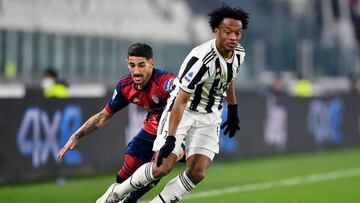 Juventus duda con Cuadrado y el Inter de Milán lo busca