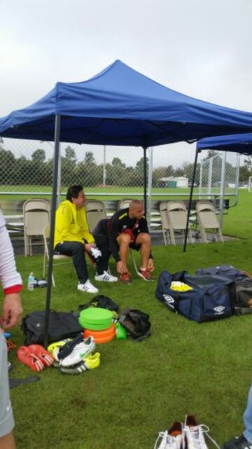 El equipo cardenal entrena y comparte con sus hinchas en el Wide World of Sports Complex de la ciudad de Deltona, Florida. 