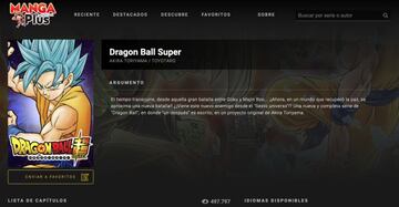 Dragon Ball Super 76: ya disponible gratis y en espa&ntilde;ol