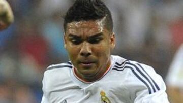 Casemiro, en el partido de Liga contra el Betis