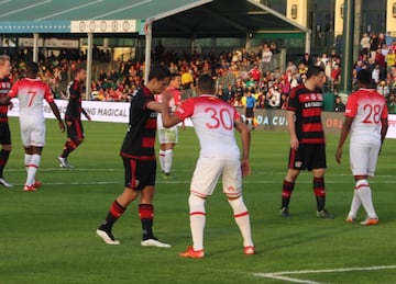 Chicharito, en la Florida Cup ante Santa Fe.