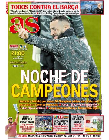 Las portadas de AS de febrero