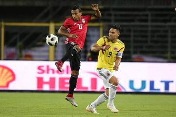 La Selección Colombia enfrentó a Egipto en el estadio Atleti Azurri d'Italia, cancha del Atalanta de Bérgamo, en partido preparatorio de cara al Mundial de Rusia 2018, en el que la 'tricolor' debutará el 19 de junio frente a Japón en Saransk.