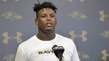 Jaylon Ferguson con los Ravens