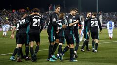 Marco Asensio celebró el primer gol.