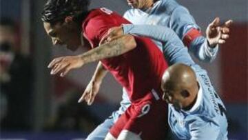 <b>URUGUAY 1 - PERÚ 1</b>.