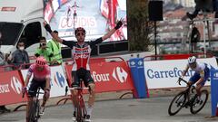 04/11/20  VUELTA CICLISTA A ESPA&bdquo;A 2020  CORONAVIRUS  COVID-19    ETAPA 14  LUGO  -  OURENSE   TIM WELLENS VENCEDOR DE LA ETAPA CICLISMO VUELTA A ESPA&Ntilde;A 2020 