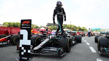 Lewis Hamilton (Mercedes W11). Barcelona, Espa&ntilde;a. F1 2020. 