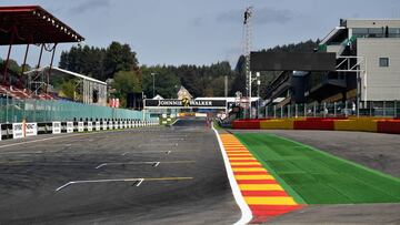 SPA, BELGIUM - AUGUST 23:  A general view of the circuit during previews ahead of the Formula One Grand Prix of Belgium at Circuit de Spa-Francorchamps on August 23, 2018 in Spa, Belgium.  (Photo by Dan Mullan/Getty Images)