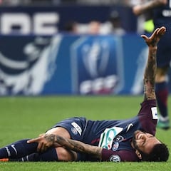 Dani Alves se perderá el Mundial por una lesión en la rodilla