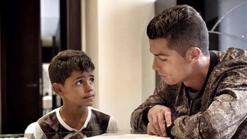 Cristiano Ronaldo ha compartido tres fotografías en los últimos seis días en compañía de su hijo de seis años, Cristiano Ronaldo Junior.