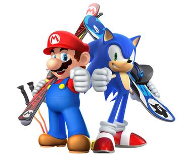 Ilustración - Mario &amp; Sonic en los Juegos Olímpicos de Invierno - Sochi 2014 (WiiU)