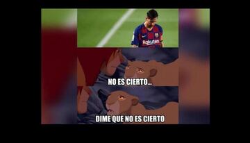 Los mejores memes de la eliminación del Barcelona en Champions