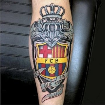 Tatuajes de escudos de fútbol que te sorprenderán