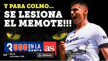 3 En la Banca EN VIVO: Pumas mal y de mala, adiós al ‘Memote’