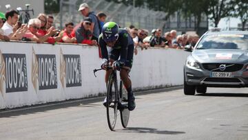 Nairo, pletórico en acción.